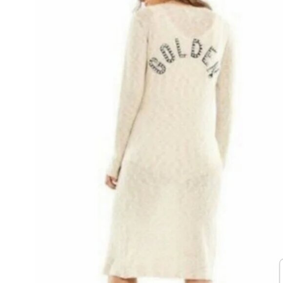 XS WILDFOX Midi Heather Vintage sweater Duster Harry Styles Golden - Picture 1 of 8